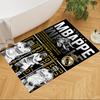Mbappe's Back Black Area Rug Perfect for Dormitory Outdoor Playrooms Foyer Anti-slip Rug Office home decor Luxury Gift for Birthday, Christmas, Weddin