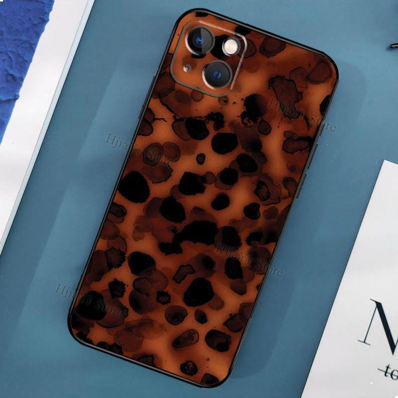 Черепаховый чехол Черепаховый чехол для iPhone 11 12 13 Pro Max Mini X XR XS Max 6 7 8 Plus SE 2020 задняя крышка телефона