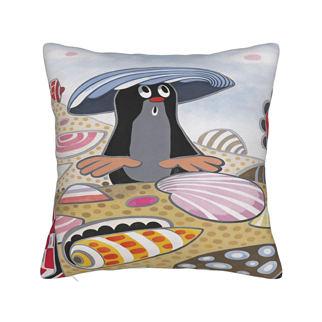 The Little Mole Krtek Pillow Cover Cute Funny Pillow Case For Living Room Sofa Custom Pillowcases Gift