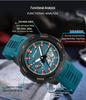 Многофункциональные электронные часы Sanda World Time для студентов с 5 будильниками и переходом на летнее время