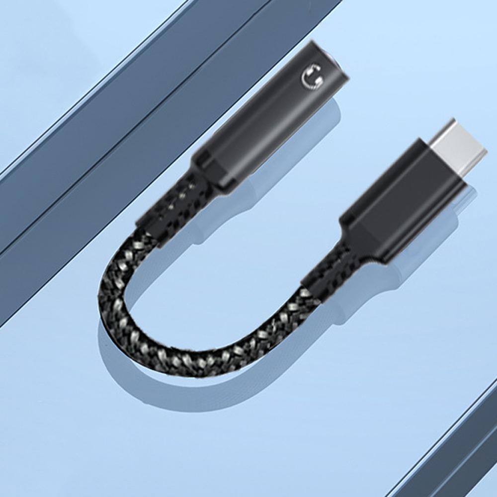 Аудиокабель Type-C 3 5 Jack Аудиокабель USB C на 3,5 мм Jack Адаптер для наушников/телефона