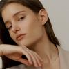 Простые гвоздики Lunne из 14-каратного золота с плетением (14-каратное золото) #Lfe07