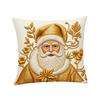 Plush Christmas Pillow Cover Soft Snowman Pillow Cover Holiday Pillowcase Throw Cushion Case  Couch