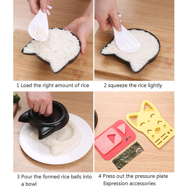 5 шт. в упаковке, милый мультфильм, дети, бенто, суши, нори, рис, форма, нож для украшения, бенто-машина, сэндвич-инструменты для самостоятельного приготовления, кухонные принадлежности