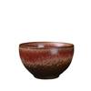 Coarse pottery tea bowl, Japanese ceramic cup, retro Kung Fu tea, siege stove brewed tea cup, single cup, home master cup
