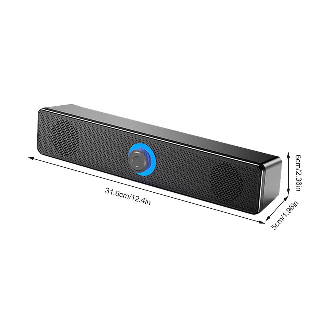 Беспроводной динамик Bluetooth-совместимый Двойной рожок Стерео Сабвуфер Громкоговоритель Саундбар Для домашнего использования Высокая громкость Ноутбук ПК