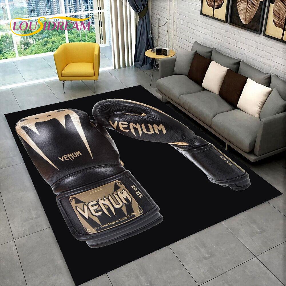 Boxing Gloves Boxer Fight Area Rug Large,Carpet Rug for Living Room Bedroom Sofa Doormat Decoration,kids Non-slip Floor Mat