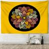 Flower-Shaped Mandala Tapestry Wall Hanging Bohemian Elephant Style Psychedelic Witchcraft Tapiz Hippie Artist Home Decor