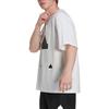 Adidas Новая мужская футболка большого размера с нашивкой-логотипом белого цвета HG2057
