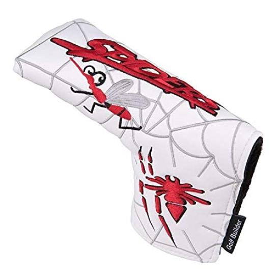 Крышка паттера штифтового типа совместима с крышкой Scotty Cameron Odyssey Head Cover с магнитным замком Spiders белого, черного и красного цвета (красный)