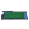 Green Golf Practice Turf Mat 20x47cm, Heavy-Duty Rubber Base Training Equipment for Indoor Outdoor Backyard Use