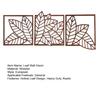 3Pcs/Set Wooden Hollow Leaf Wall Decoration Farmhouse Rustic Leaves Wall Art Home Bedroom Living Room Bathroom Wall Decorative Sign