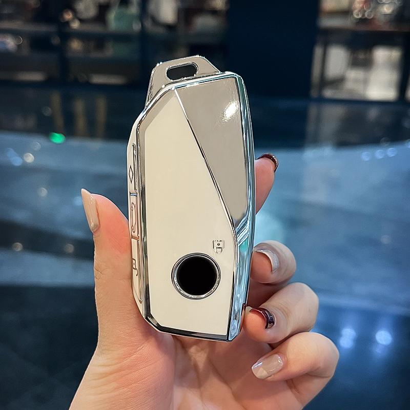 Мода Новый ТПУ Чехол для ключа автомобиля Крышка Защита Брелок Для BMW X1 U11 G70 7 Серии i7 X7 G07 LCI iX I20 G09 XM U06 G81 M3 2023