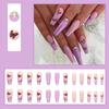 24 шт., носимый лак для ногтей со стразами, ледяной прозрачный флэш-бриллиант, накладные ногти, маникюрные таблетки, 10 мл