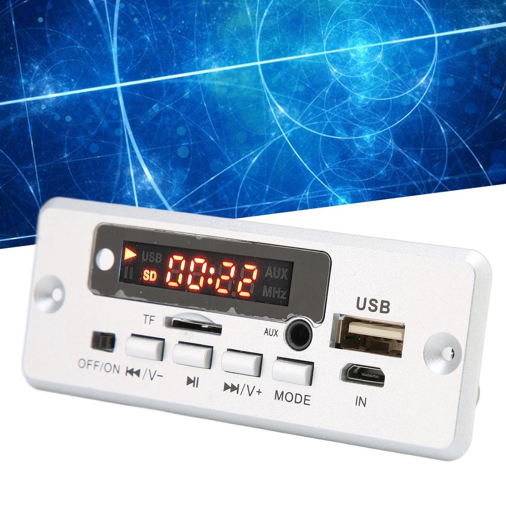 Плата декодирования 12В 02EA Плата декодирования MP3 с USB-портом Поддержка карты памяти и U-диска