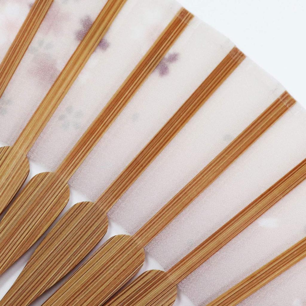 Набор вееров с веером Maizakura Pente [Osaka Choseido], женский, стильный, деловой, сумка, держатель, носовой платок, (розовый)