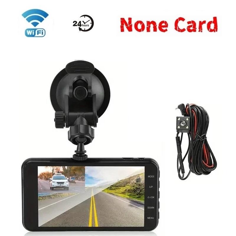 4-Inch HD Dual-Lens Touchscreen WiFi Car Dashcam
