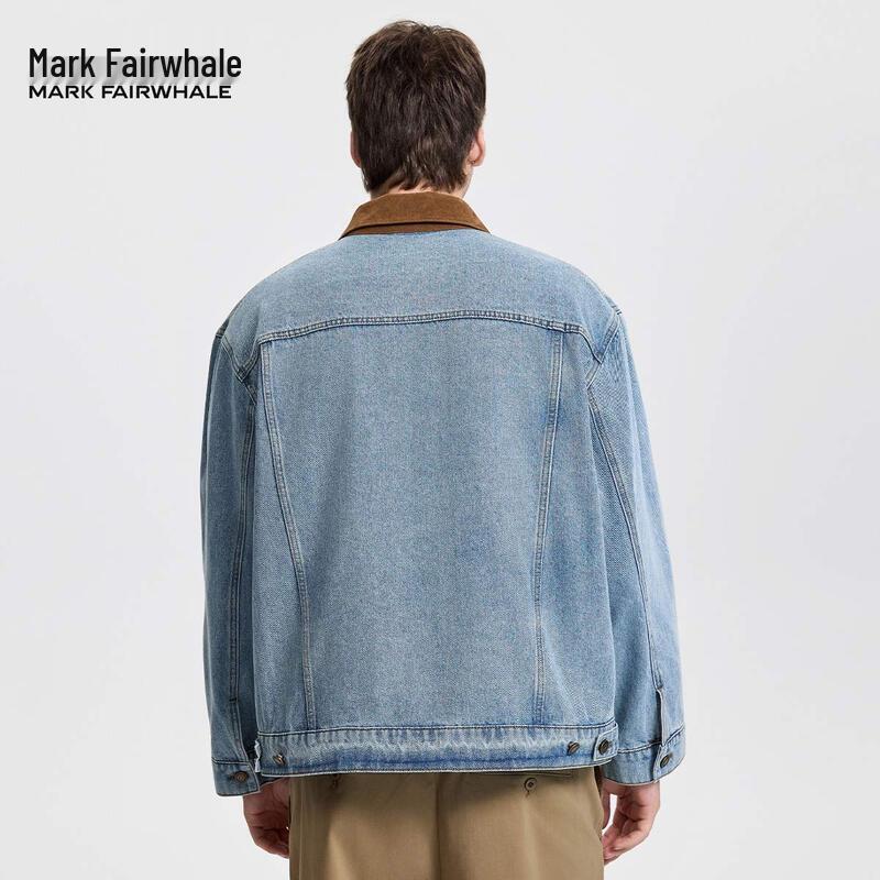 Мужская джинсовая куртка Mark Fairwhale в стиле ретро с эффектом потертости