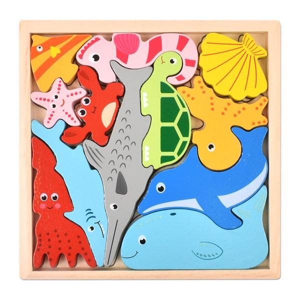 Oztoy Balance Picture Domino Puzzle Набор «Море + транспорт + еда», 1 комплект, лучший пазл для малышей в Корее
