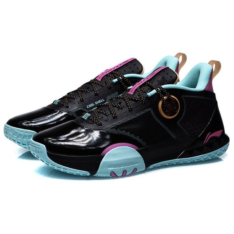 Li Ning All Day 6 Fabric Synthetic Leather Shock Absorption Non-Slip Wear-Resistant Breathable Lightweight Low-Top Basketball Shoes ABPR019-4