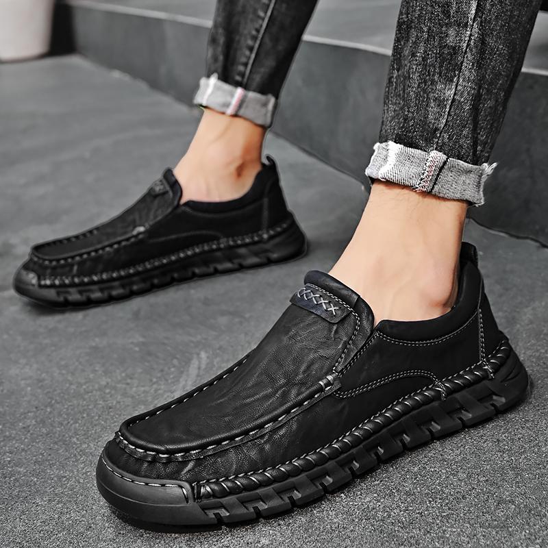 Men's High-quality Leather Shoes Business Casual Four Seasons Leather Shoes Men's Soft Leather Shoes