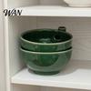Berry Cleaning Tool Ceramic Washer Bowl, Self-Spinning Hydraulic Vortex Fruit Cleaner with Gentle Drainage, Automatic Kitchen for Fragile Berries