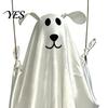 Halloween Ghost Decoration With Best Materials Hanging for Outdoor Decoration, Cute Flying Satin White Home, Tree, Porch, Patio, Lawn, Garden, Holiday
