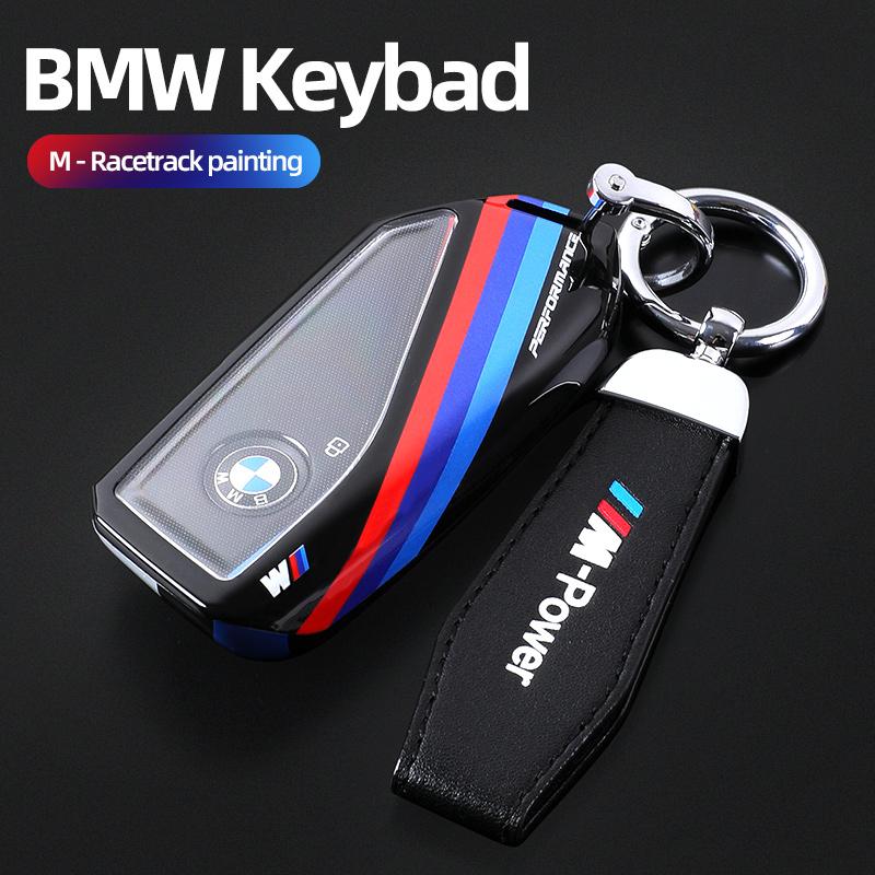 BBJW3 Capa/Estojo para Chave de Carro BMW 740i 760i Série 5 G60 X1 X2 X5 X6 X7 IX1 IX2 IX I5 I7 G05 2023 em ABS+TPU para Controle Remo