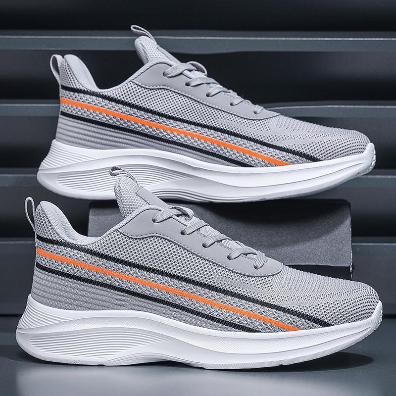 Новые мужские кроссовки для бега Breath Classic Outdoor Sneakers Light Comfort Mesh Shoes со шнуровкой и плоской подошвой Casual Shoes Large Size 39-50