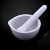 60mm Porcelain Mortar with Grinding Rod for Laboratory Medicine Bowls, Various Specifications Available