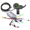 Electric Scooter Controller Kit 350W Multi Data Scooter Controller LCD Meter with Thumb Throttle for Refitting 48V 60V