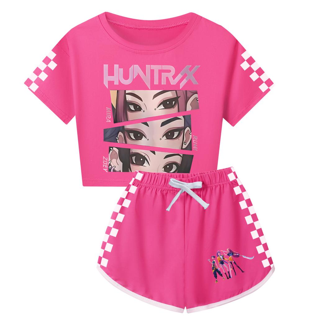 Hildren's Hooded Athletic Tracksuit Unisex Two-Piece Running Clothing Long Sleeve Pullover Hoodie Sweatshirt + Track Pants Set