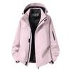 3-in-1 Waterproof Windproof Outdoor Jacket With Removable Down Liner Men Women Hiking Camping Fishing