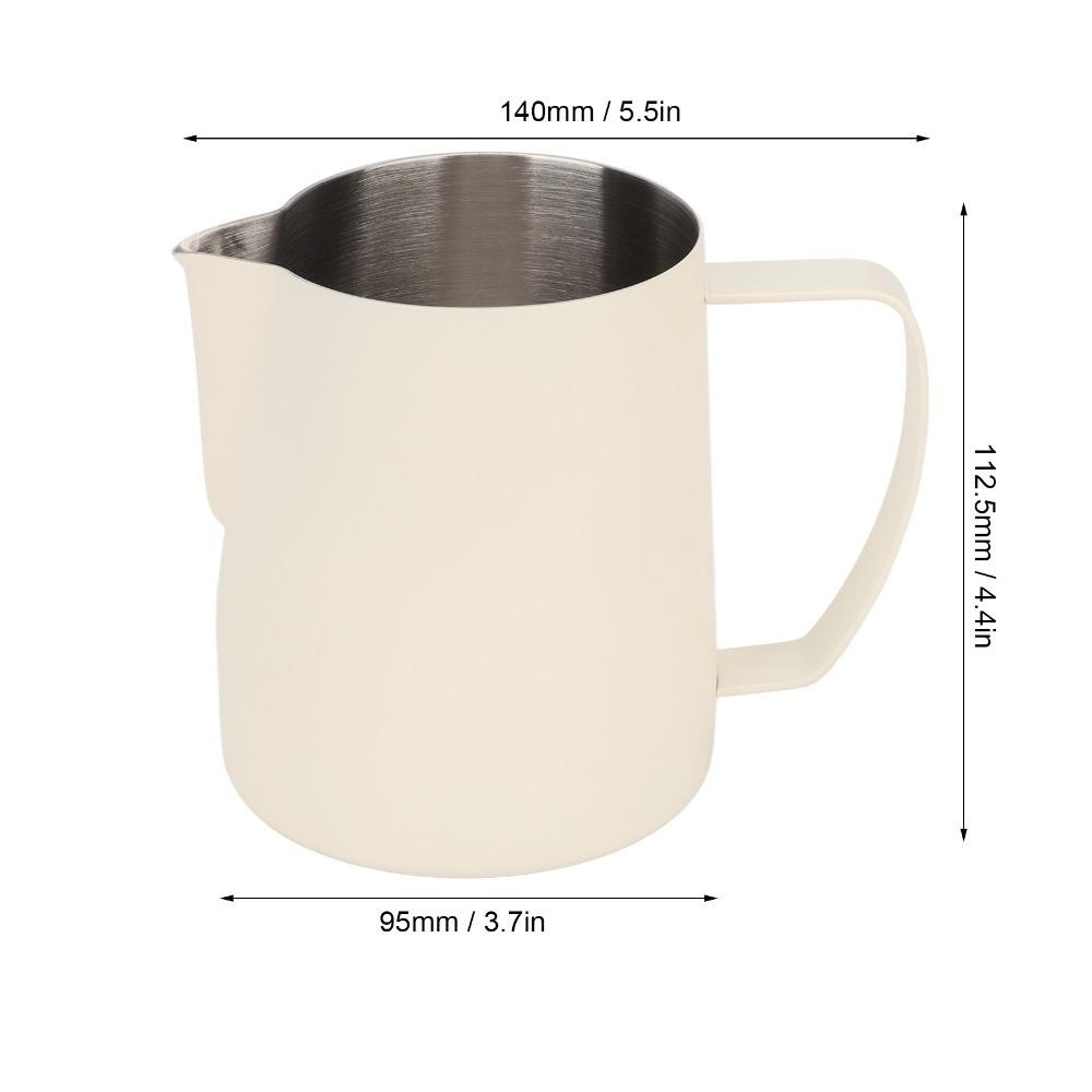 Stainless Steel Milk Frothing Cup 24oz Milk Frothing Pitcher Coffee Latte Art  Milk Frother Maker