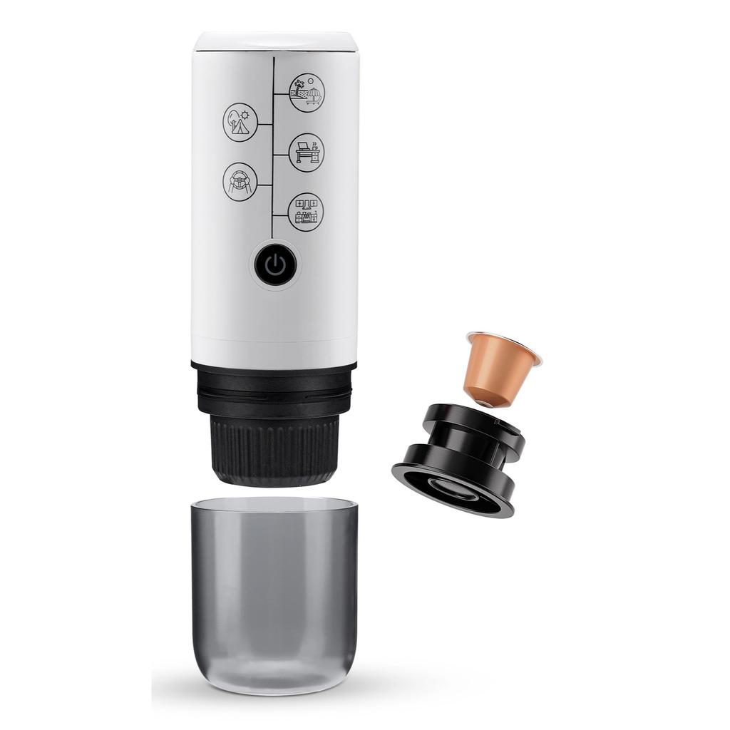 i Cafilas ME2410 Портативная эспрессо-машина на 17 бар, совместимая с капсулами Nespresso для путешествий на открытом воздухе