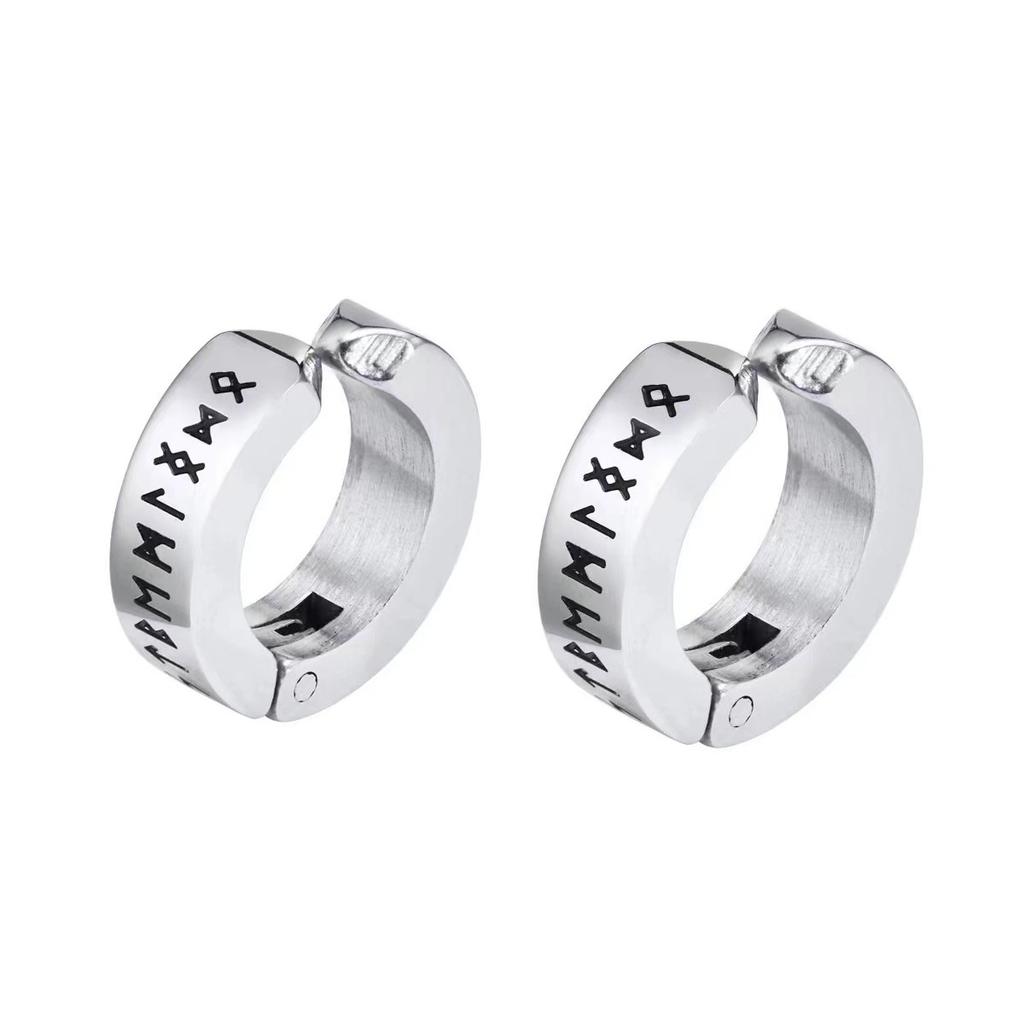 Мужские и женские модные серьги в стиле панк