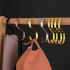 10/20/30pcs Stainless Steel Hanging Hooks,Gold Clothes Hanger S Hooks for Caps Bags,Multi-function S Ring for Kitchen Bathroom
