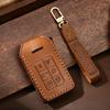 Crazy Horse Leather 5 6 Button Car Remote Key Shell Case Cover for Volvo XC60 V60 S60 XC70 V40 Auto Accessories Key Holder