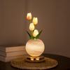 USB Rechargeable USB Rechargeable Desk Lamp Artificial Flower Desk Lamp  Home Room Decor