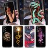 Силиконовый прозрачный чехол для Samsung Galaxy A52 A51 A53 A72 A71 A73 A32 A31 A33 A22 A11, мягкие чехлы, чехол с изображением змеи, цветов и животных