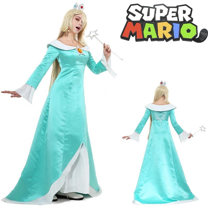 Gorgeous Rosalina Princess Dress Cosplay Costume Polyester Material