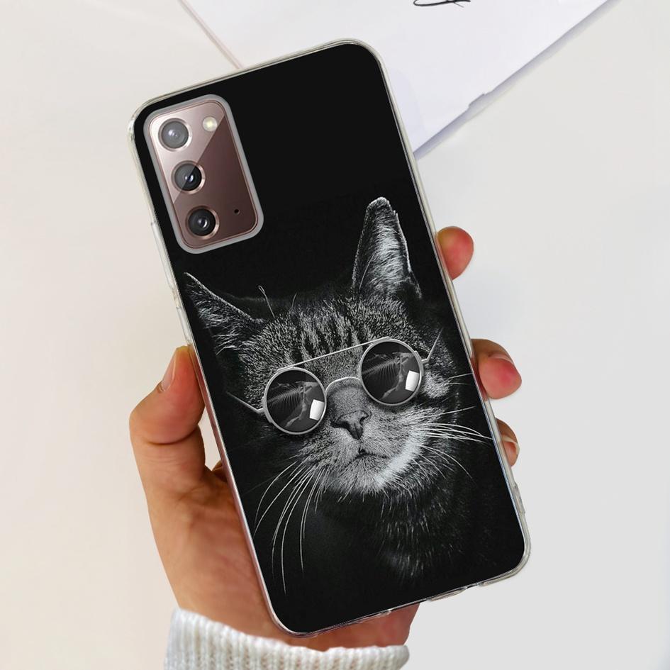 Чехол для Samsung Note 20 5G SM-N981B Популярный Цветок Тонкий Мягкий Силиконовый Чехол для Телефона для Samsung Galaxy Note20 Ultra 5G Funda Capa