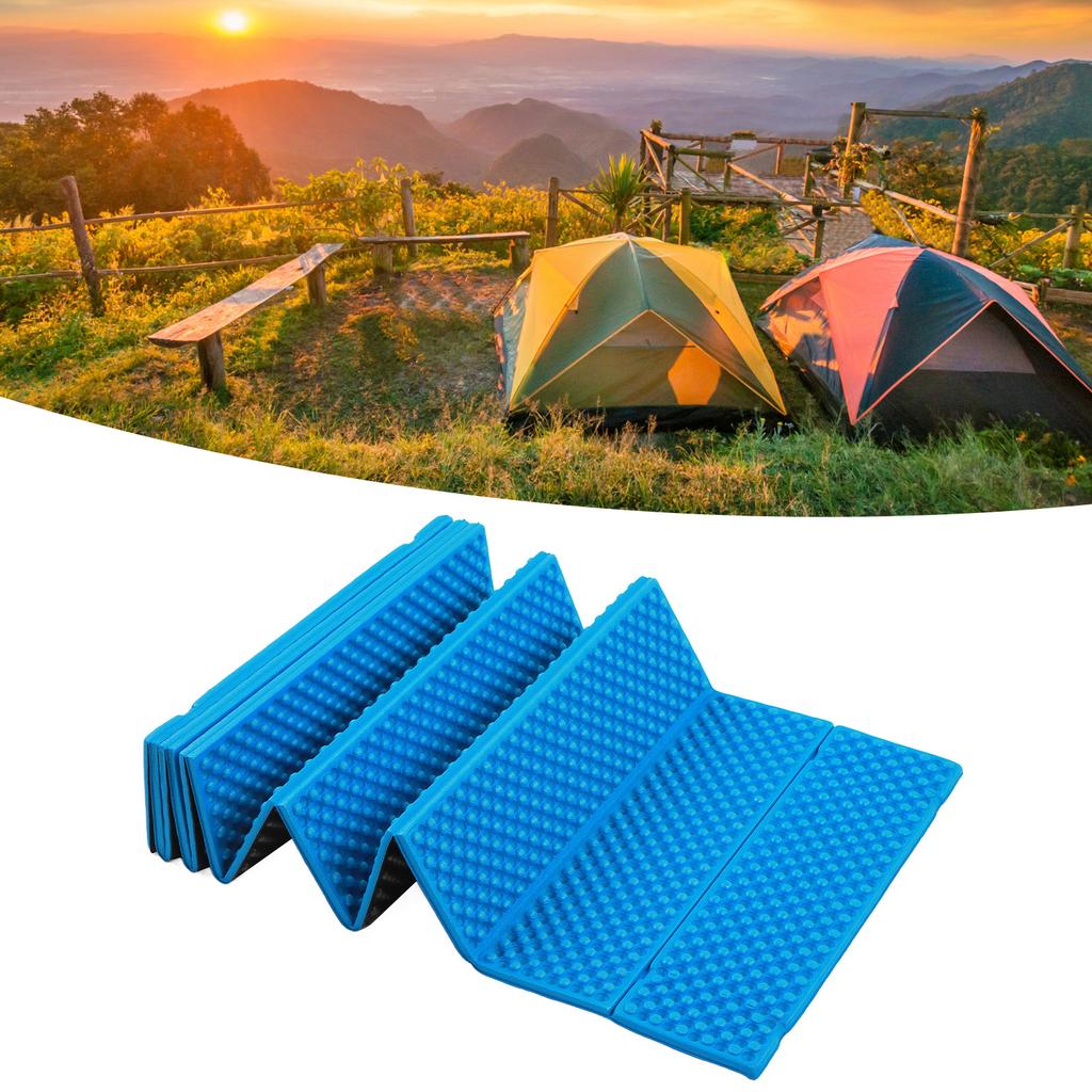 Double Egg Crate ing Pad Foldable Thickened Foam Mat for Outdoor Camping 186x57CM