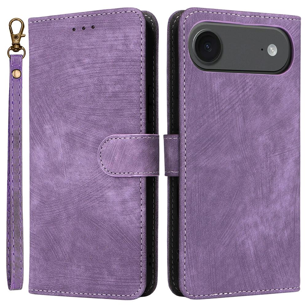 Для iPhone Air Чехол-кошелек с RFID-блокировкой из ПУ кожи Чехол для телефона Подставка с ремешком