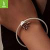 Dream Ocean Fengjiao Diy Bracelet Beaded Accessories, Exquisite S925 Sterling Silver Pendant String