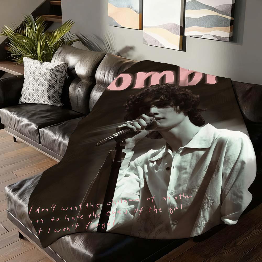 American singer S-sombr Blanket For Sofa Office Bed Plane Travel Sleep Read Relax Camping Soft And Warm