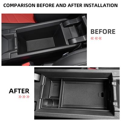 Для BMW 1 2 Серии F40 F44 2025 2025 2025 2025 2025 Бокс подлокотника Полка для хранения Держатель Тарелка Органайзер Аксессуары для интерьера