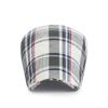 Men and Women Spring Summer Plaid Breathable Newsboy Caps Mesh Outdoor Casual Beret Flat Ivy Hats Fashion Flat Caps