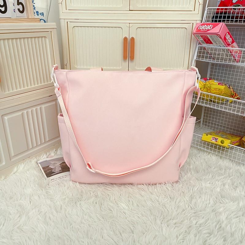 Женская сумка через плечо, студенческая сумка на плечо большой вместимости