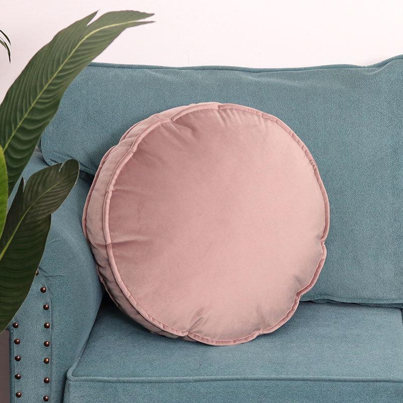 Круглые наволочки, наволочка из бархата, декоративная наволочка для дивана/кресла/автомобиля, наволочка для подушки, чехол для подушки для дома, коврик-футон